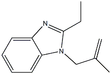 1H-Benzimidazole,2-ethyl-1-(2-methyl-2-propenyl)-(9CI) Struktur