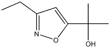 5-Isoxazolemethanol,3-ethyl--alpha-,-alpha--dimethyl-(9CI) Struktur