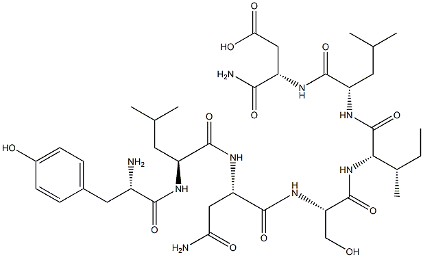 vasoactive intestinal peptide (22-28) 结构式