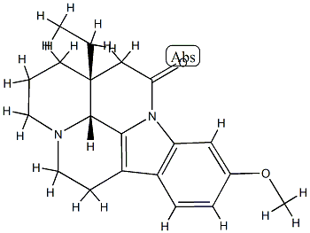 Eburnamonine, 11-methoxy- Structure