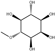 6α-メトキシシクロヘキサン-1β,2β,3β,4α,5β-ペンタオール 化学構造式