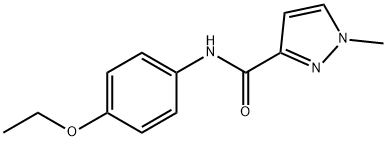 1H-Pyrazole-3-carboxamide,N-(4-ethoxyphenyl)-1-methyl-(9CI) Structure