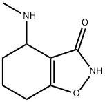 1,2-Benzisoxazol-3(2H)-one,4,5,6,7-tetrahydro-4-(methylamino)-(9CI) Structure