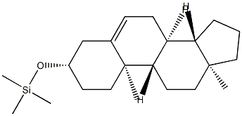 3β-(Trimethylsiloxy)androst-5-ene 结构式