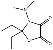 4,5-Oxazolidinedione,3-(dimethylamino)-2,2-diethyl-(9CI) Struktur