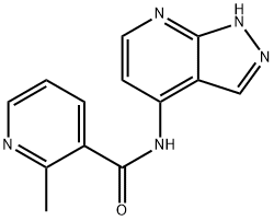 3-Pyridinecarboxamide,2-methyl-N-1H-pyrazolo[3,4-b]pyridin-4-yl-(9CI) Struktur