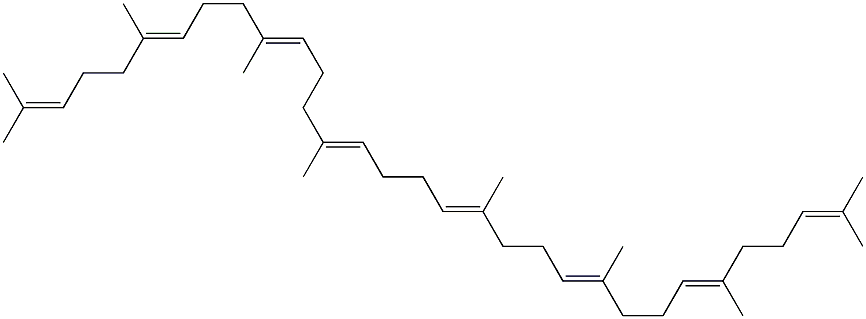 7,7',8,8',11,11',12,12',15,15'-Decahydro-ψ,ψ-carotene,502-62-5,结构式