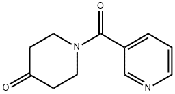 1-(3-pyridinylcarbonyl)-4-piperidinone(SALTDATA: 1HCl 0.22H2SO4 0.1C3H8O) Struktur