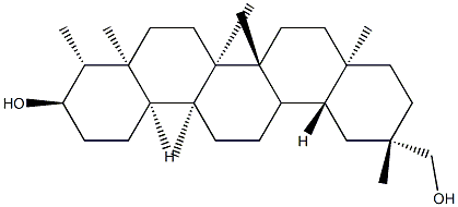 Friedelane-3α,30-diol Struktur