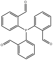 tris(2-carboxaldehyde)triphenylphosphine Struktur