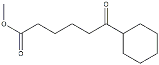 ε-Oxocyclohexanehexanoic acid methyl ester Structure