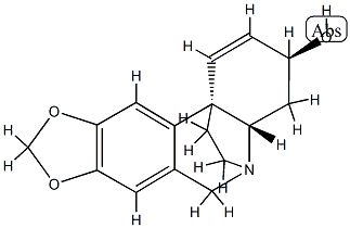 [5R,13β,19R,(+)]-1,2-Didehydrocrinan-3β-ol Struktur