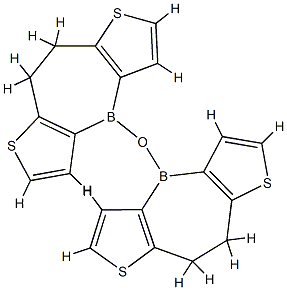 4,4'-Oxybis[8,9-dihydro-4H-borepino[3,2-b:6,7-b']dithiophene] Struktur