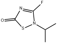 1,2,4-Thiadiazol-5(2H)-one,3-fluoro-2-(1-methylethyl)-(9CI) 结构式