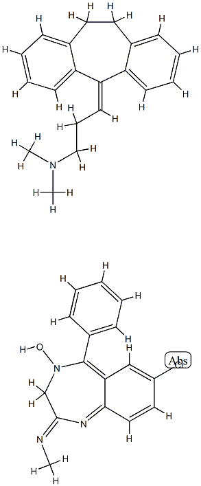 Limbitrol 化学構造式