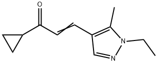 512815-45-1 2-Propen-1-one,1-cyclopropyl-3-(1-ethyl-5-methyl-1H-pyrazol-4-yl)-(9CI)