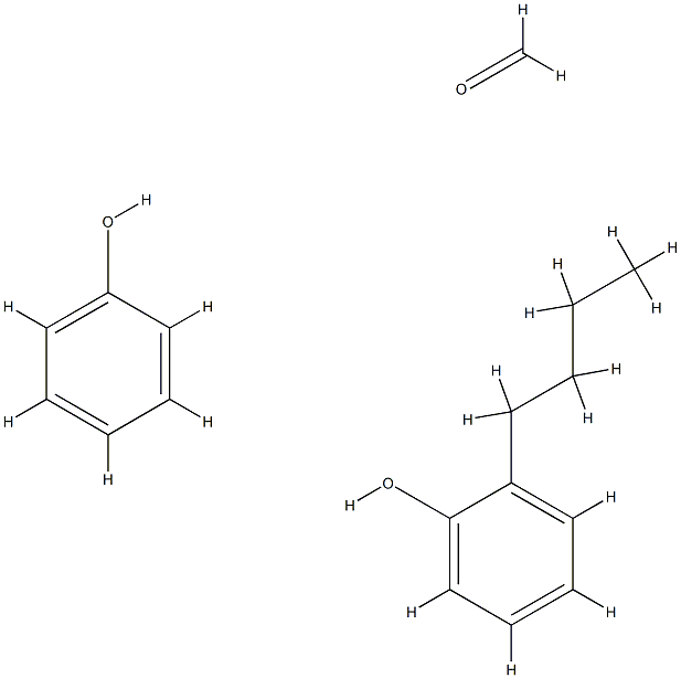 Formaldehyde, polymer with butylphenol and phenol Structure