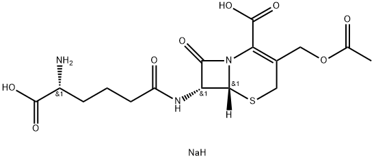 头孢菌素C钠盐 结构式