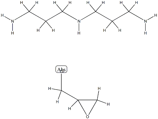 Epichlorohydrin-3,3'-iminobispropylamine polymer Struktur