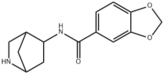 1,3-Benzodioxole-5-carboxamide,N-2-azabicyclo[2.2.1]hept-5-yl-(9CI) 结构式