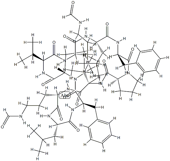 N,N'-diformyl gramicidin S 结构式