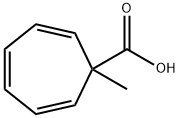 2,4,6-Cycloheptatriene-1-carboxylicacid,1-methyl-(9CI),52433-00-8,结构式