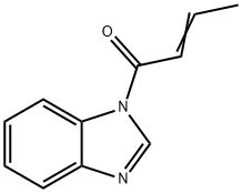 1H-Benzimidazole,1-(1-oxo-2-butenyl)-(9CI) Structure