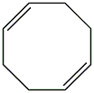 [1E,5Z,pR]-1,5-シクロオクタジエン 化学構造式