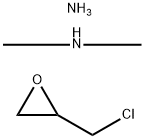 Methanamine, N-methyl-, polymer with ammonia and (chloromethyl)oxirane Struktur