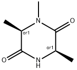 2,5-Piperazinedione,1,3,6-trimethyl-,(3R,6R)-rel-(9CI) Structure