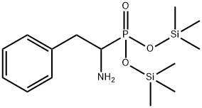 Bis(trimethylsilyl)=(1-amino-2-phenylethyl) phosphonate Struktur