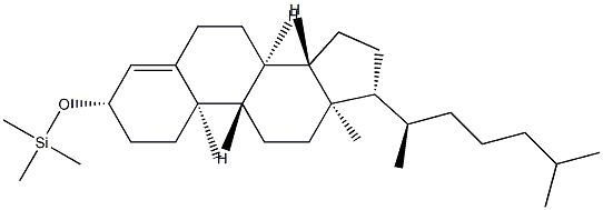 3β-[(Trimethylsilyl)oxy]cholest-4-ene Struktur