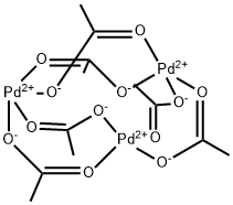 酢酸パラジウム(II) (トリマー) 化学構造式