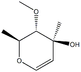 L-arabino-Hex-1-enitol, 1,5-anhydro-2,6-dideoxy-3-C-methyl-4-O-methyl- (9CI) Struktur