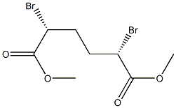 2,5-DIBROMO-HEXANEDIOIC ACID DIMETHYL ESTER, 53490-47-4, 结构式
