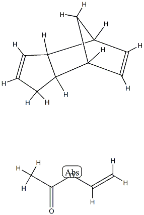 3a,4,7,7a-Tetrahydro-4,7-methano-1H-indene,ethenylacetate copolymer Struktur