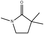 1,3,3-三甲基吡咯烷-2-酮,5370-33-2,结构式
