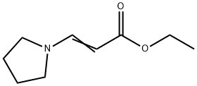 Ethyl trans-3-(1-pyrrolidino)acrylate Struktur
