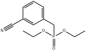 diethyl <(3-cyanophenyl)methyl>phosphonate Struktur