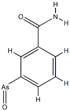 3-arsenosobenzamide Struktur