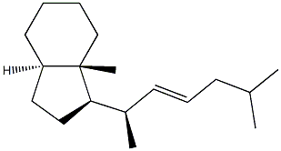 (1R)-1β-[(1R,2Z)-1,5-Dimethyl-2-hexenyl]-2,3,3aα,4,5,6,7,7a-octahydro-7aβ-methyl-1H-indene 结构式