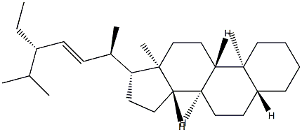 (22E)-5α-Stigmast-22-ene,54412-02-1,结构式