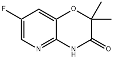 2H-Pyrido[3,2-b]-1,4-oxazin-3(4H)-one,7-fluoro-2,2-dimethyl-(9CI) Structure