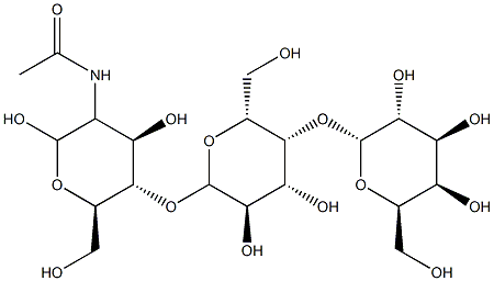 4)-N-乙酰基-D-葡萄糖胺, 54832-51-8, 结构式