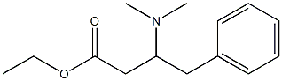 β-(ジメチルアミノ)ベンゼンブタン酸エチル 化学構造式