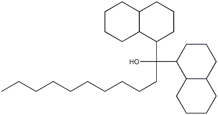 α-(Decahydronaphthalen-1-yl)-α-decyldecahydro-1-naphthalenemethanol Struktur
