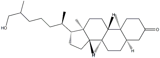 26-Hydroxy-5β-cholestan-3-one Struktur
