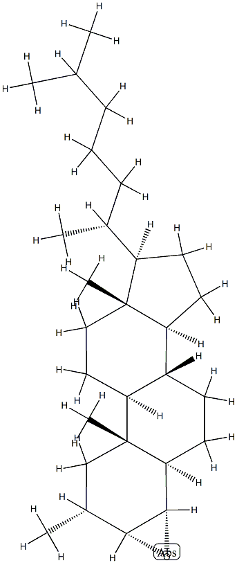3α,4α-エポキシ-2α-メチル-5α-コレスタン