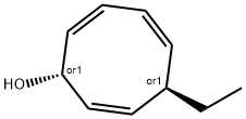 2,4,7-Cyclooctatrien-1-ol, 6-ethyl-, (1R,6R)-rel- (9CI) 结构式