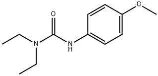 Urea, N,N-diethyl-N''''-(4-Methoxyphenyl)- Struktur